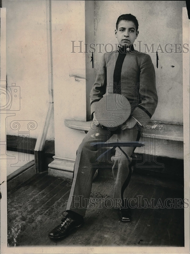 1929 Press Photo Leon Aguirre son of late Jesus Aguirre of N.Mex - Historic Images