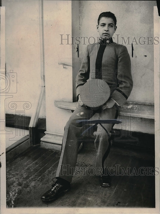 1929 Press Photo Leon Aguirre son of late Jesus Aguirre of N.Mex - Historic Images