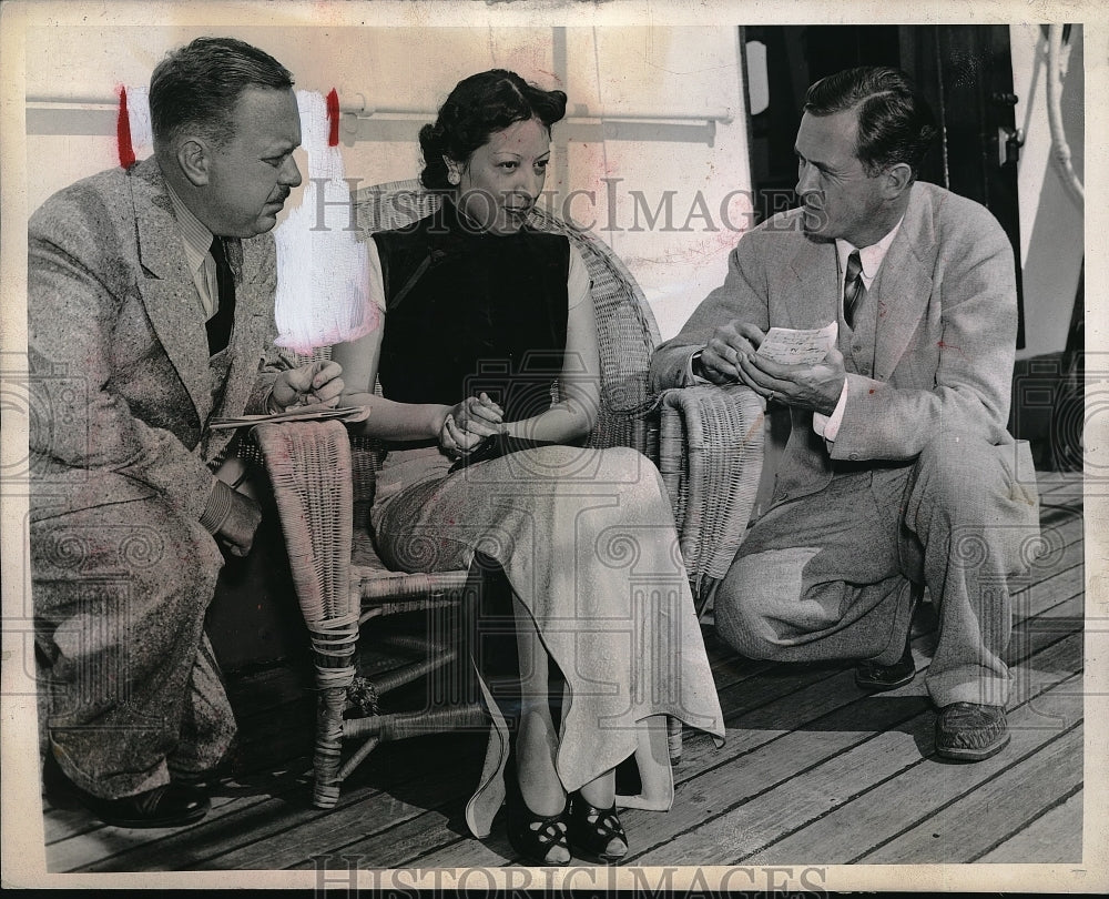 1941 Press Photo Mrs Ernest Tong,Fred German,Ronald Wagner-Historic Images