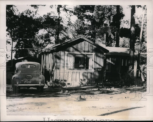 1941 Press Photo Carmel, Calif. US Army officers cabin at Ft Ord - Historic Images