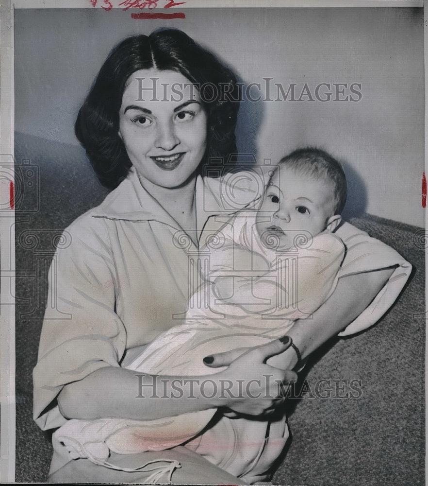 1952 Press Photo Dorothy Olszewski, Wife of California Fullback Johny Olszewski - Historic Images