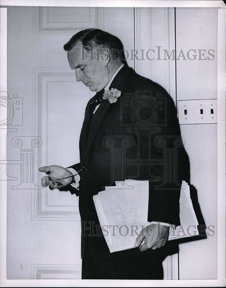 Press Photo Bernard M. Shanley, Eisenhower's Secretary for Pres. Appointments - Historic Images