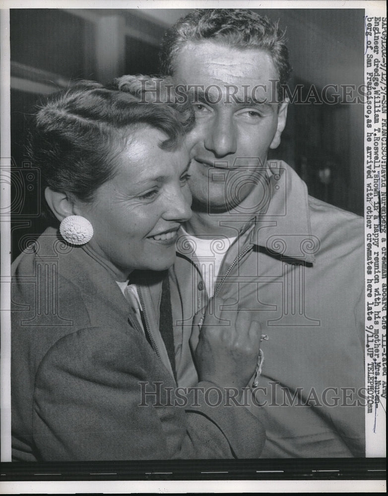 1957 David Nurenberg &amp; mom in San Francisco - Historic Images