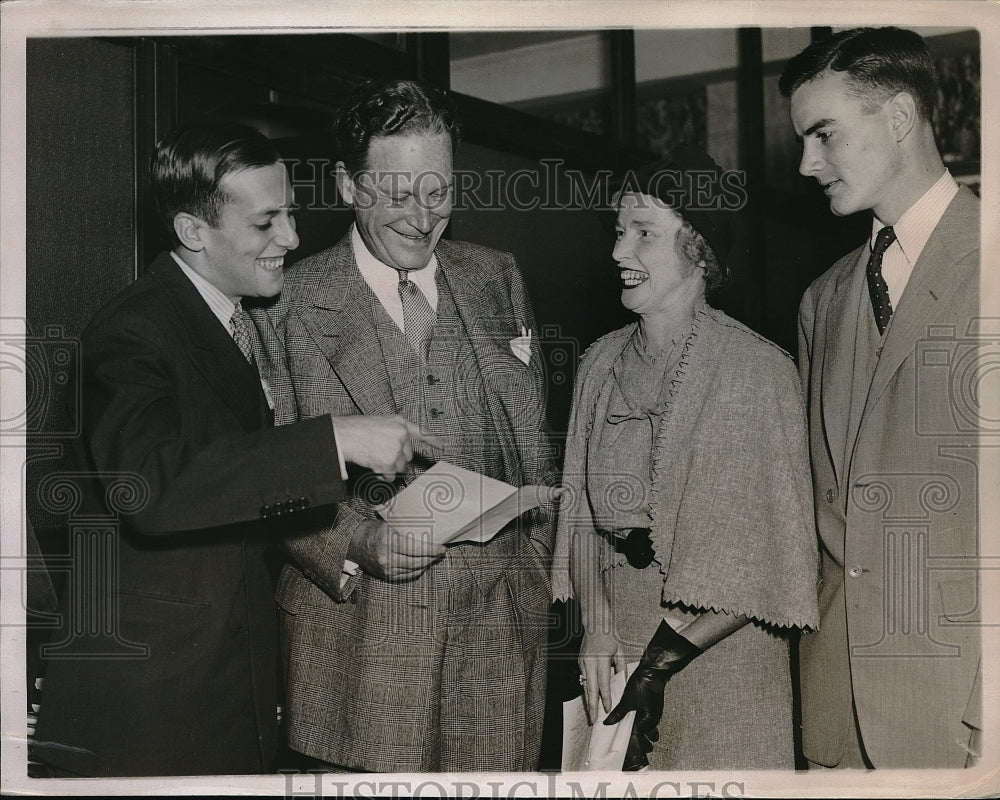 1937 Press Photo Young Republican leaders, A Lilienthal,J Hamilton,-Historic Images