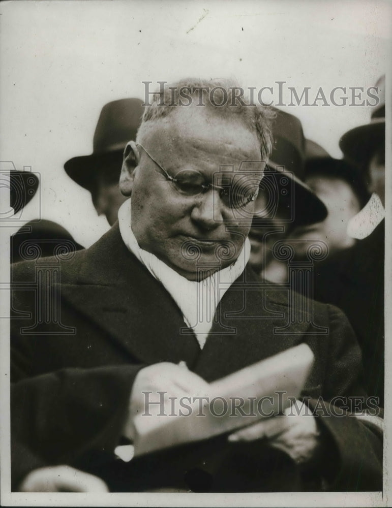 1933 Press Photo Russia&#39;s Maxim Litvinoff Arrives in New York - Historic Images