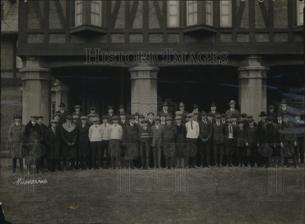 1921 Press Photo Boys Judging Team Compete In Non Collegiate Judging Contest - Historic Images