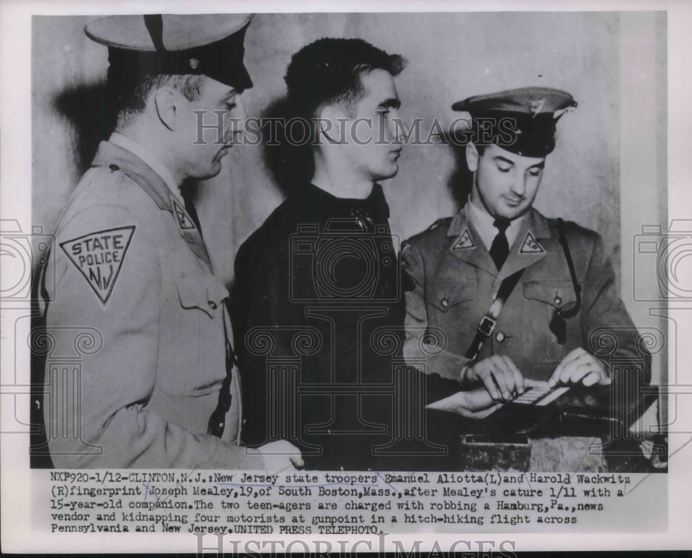 1953 Clinton, N.J. Joseph Mealey in custody of E Aliotta,H Wackwitz-Historic Images