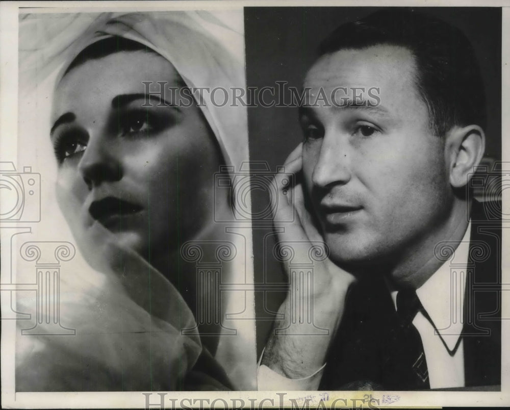 1940 Exec John B Adams & friend Isabel Deshler - Historic Images