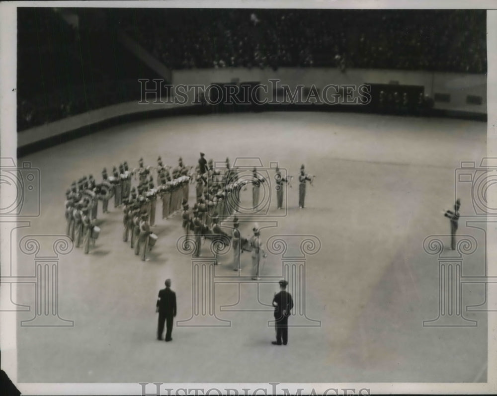 1938 Press Photo Crack Drum &amp; Bugle Corps, E. Orange Post 73, American Legion - Historic Images