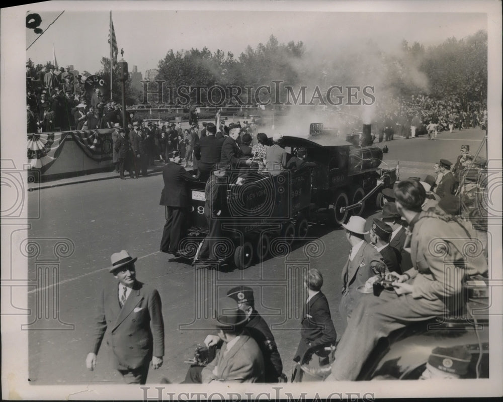 1937 Press Photo Cleveland American Legion Post 999 in parade - Historic Images