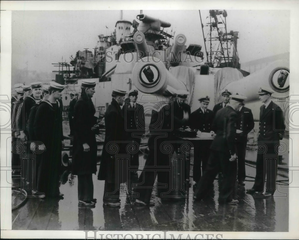 1941 Bremerton, Wash. Sir Charles Madden at Navy Yard-Historic Images