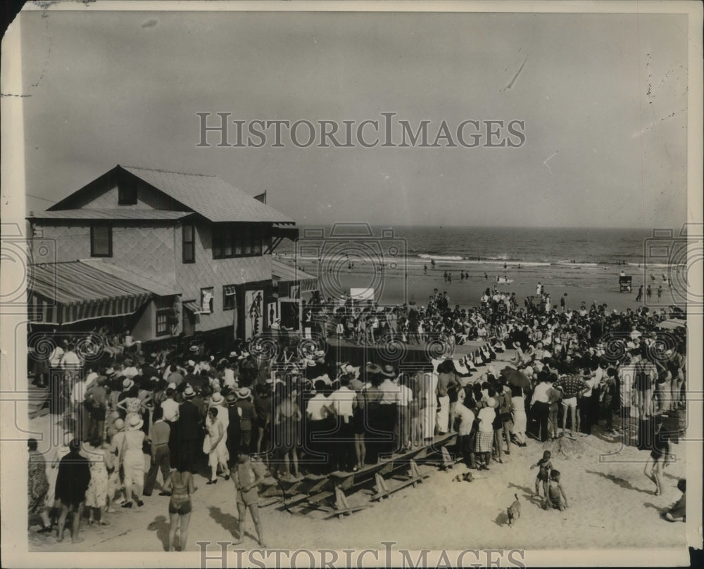 1931 Official Opening of the Wildwood New Jersey Bathing Beach-Historic Images