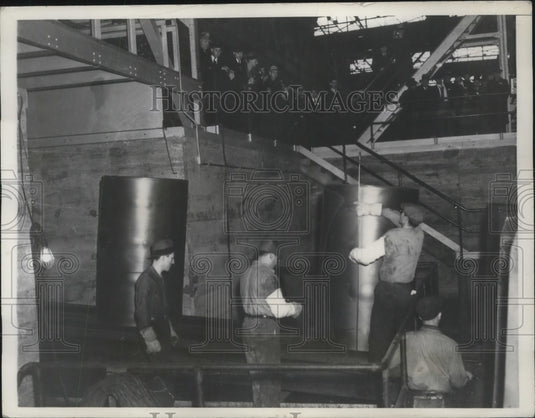1938 Republic Steel Corp in Cleveland, Ohio, new strip mill - Historic Images
