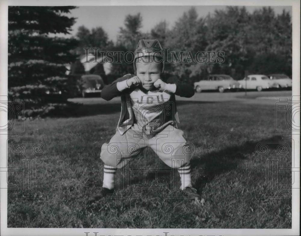 1950 Press Photo Greg Wetzel son of Jon Wetzel - Historic Images