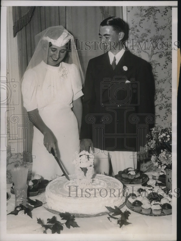 1937 Eleanor Meyer Marries James Levy, Former James Murphy - Historic Images