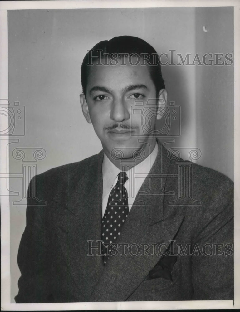 1940 Press Photo Jose Antonio Munoz of Cuba - Historic Images