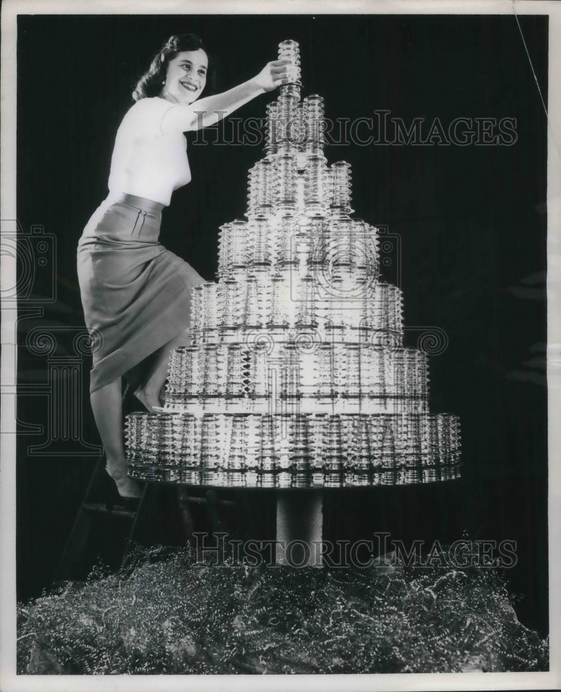 1952 Stella R. Ekholm of General Electric Stacking Bushings-Historic Images