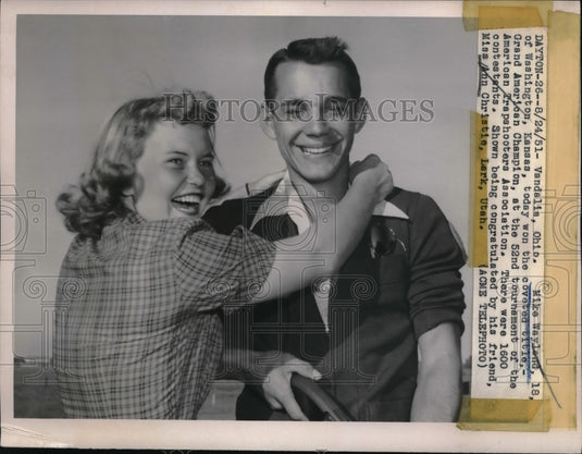 1951 Vandalia Ohio Mike Wayland American Trapshooters Association - Historic Images