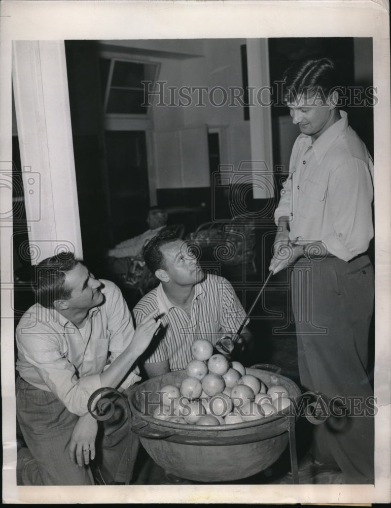 1949 Vero Beach, Fla Dodger G Hermanski, Rex Barney,Mike Mccormick-Historic Images