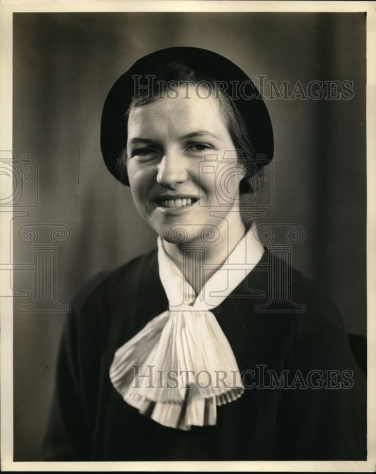1934 Press Photo Miss Alda Weber of Cleveland Ohio - Historic Images