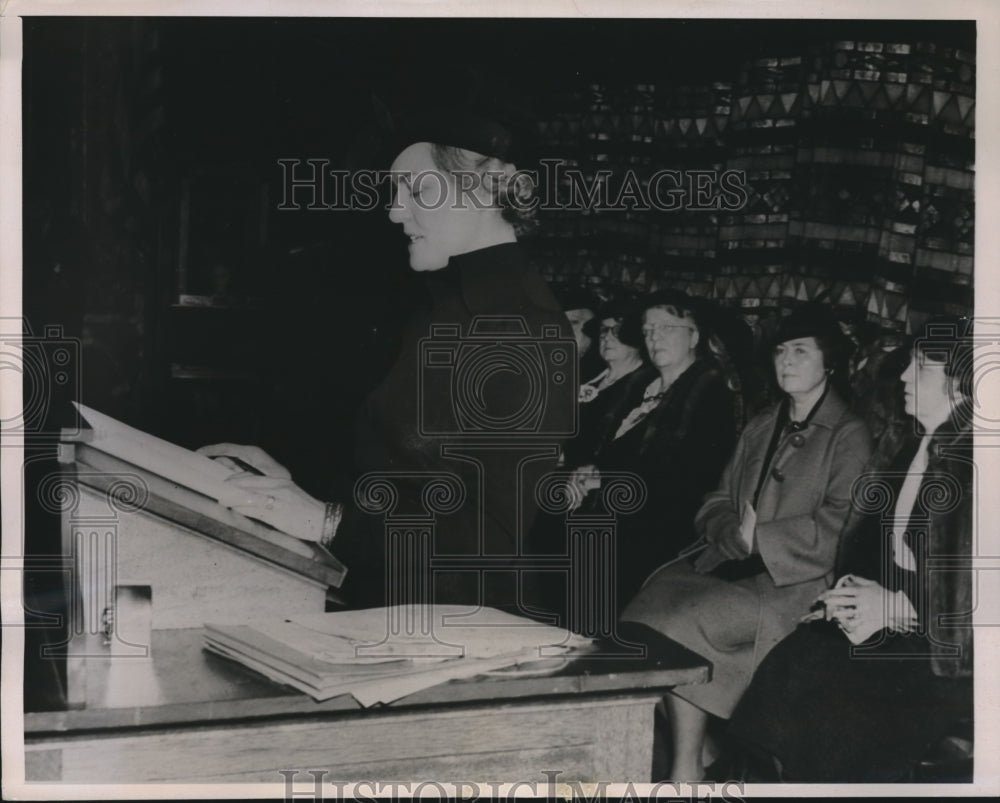1936 Press Photo Mrs. Edwin Selvin, Chairman, Women of Washington - Historic Images