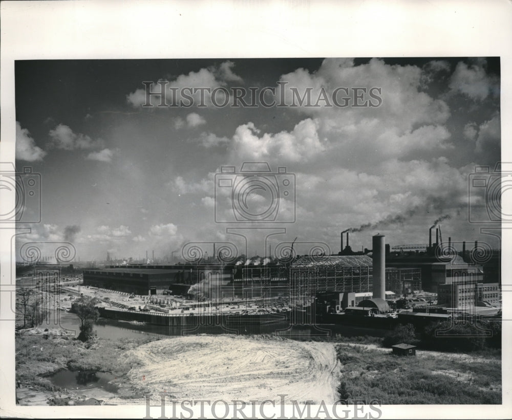 1951 Press Photo Republic Steel Corp of Cleveland, Ohio-Historic Images