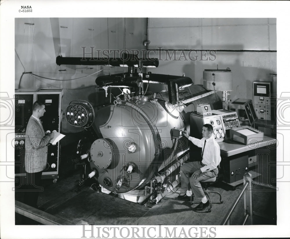 1959 High Vacuum Facility  for Ion Engine Research testing-Historic Images