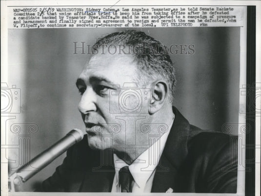 1959 Sidney Cohen, Los Angeles Teamster - Historic Images