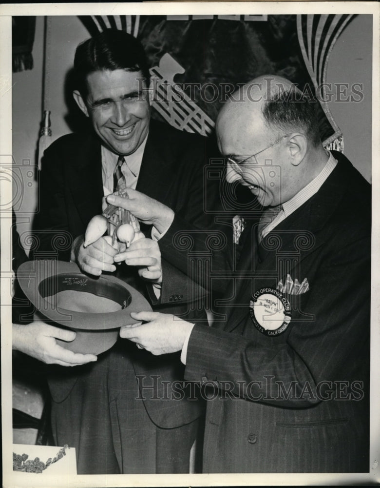 1939 Press Photo Lawrence C. Moseley, deacon of First Christian Church - Historic Images