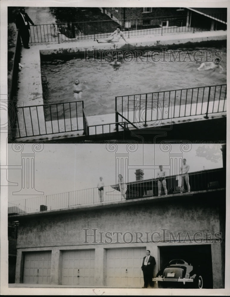 1938 Press Photo Unique home design of the Allendorf family of Cincinnati-Historic Images