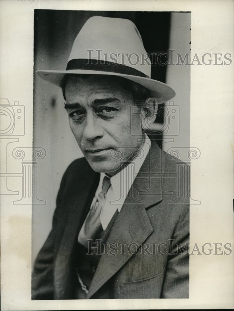 1932 Press Photo Glenn Miller, president of the Iowa Farmers Union, was the - Historic Images