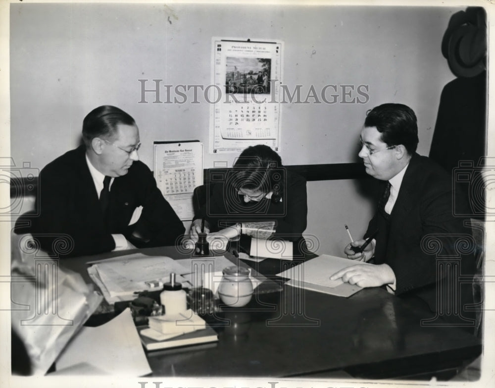 1938 Assistant Attorney gen. Ambrose V. McCall Henry D. Mygatt - Historic Images
