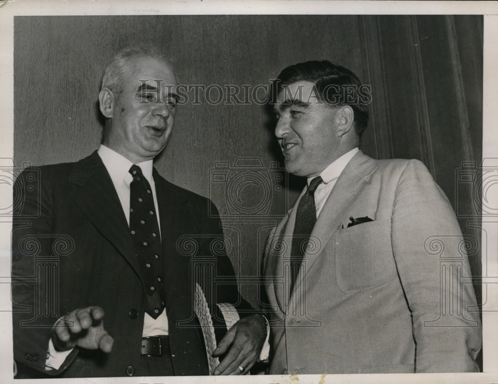 1937 Press Photo Phillip Murray Of The Steel Workers Organizing Committee - Historic Images