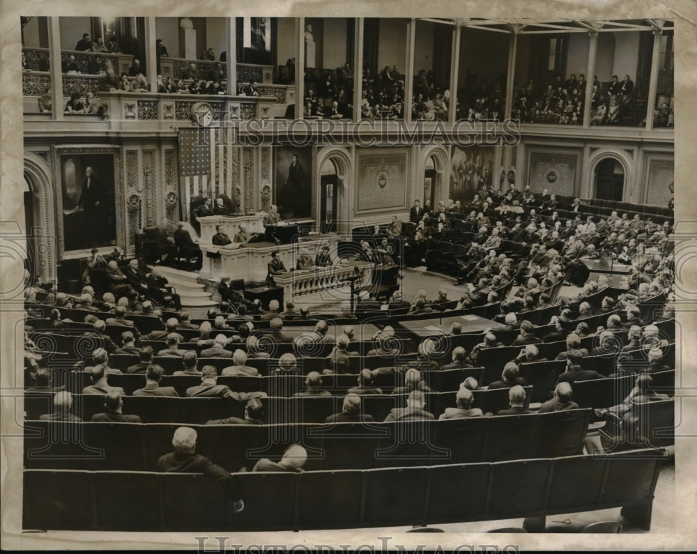 1945 Congress heres Presidents State of Nation Address - Historic Images