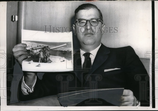 1957 Press Photo Israeli Ambassador Abba Evan - Historic Images