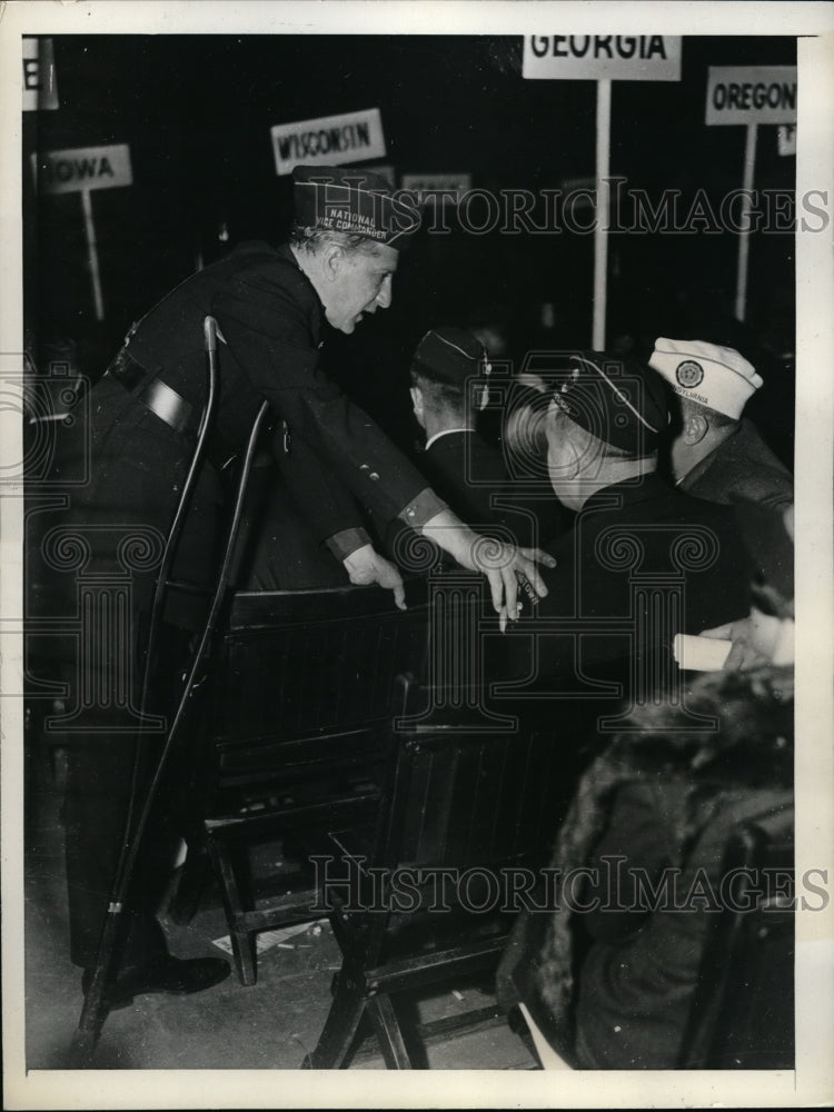 1937 Press Photo Salvatore Capodice, National Vice Commander of the Legion, from-Historic Images