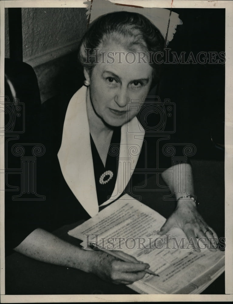 1939 Press Photo Myrtle Enking, Idaho State Treasurer-Historic Images