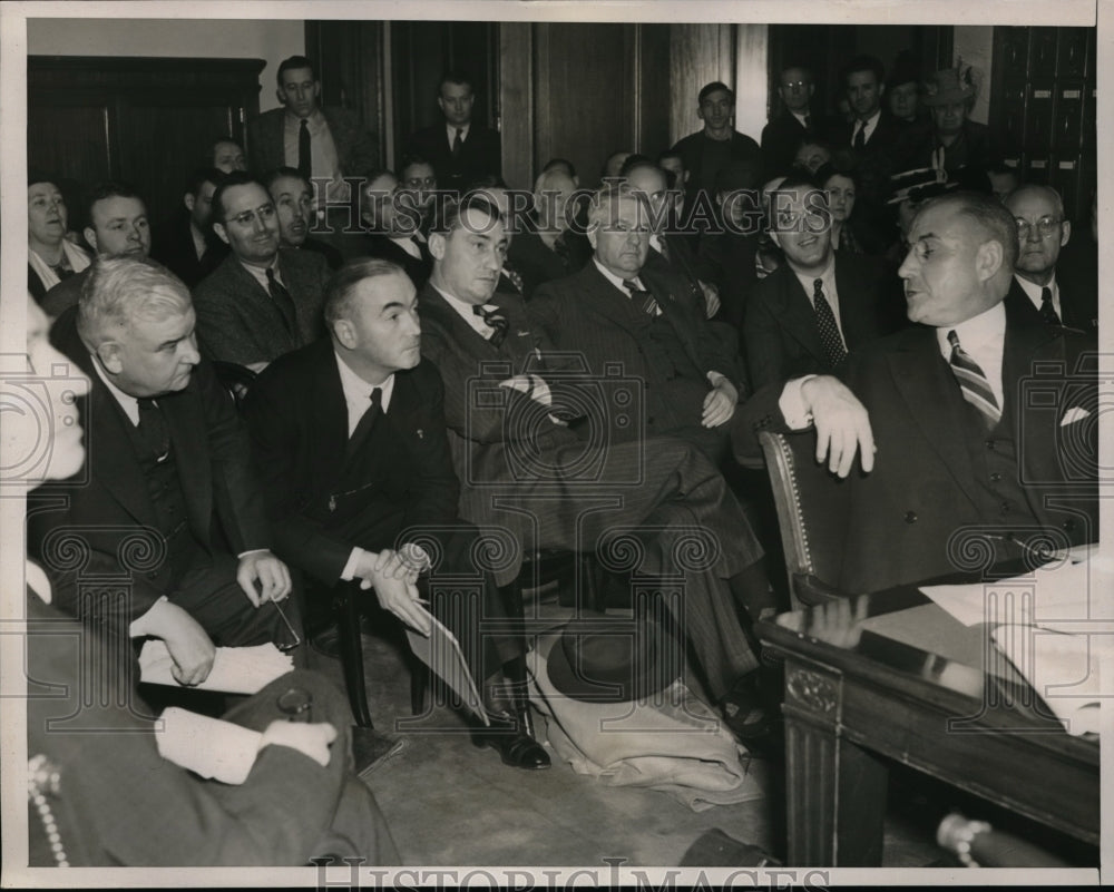 1941 Press Photo D.C. Senate Priviledges &amp; Elections Committee,CE Martin - Historic Images