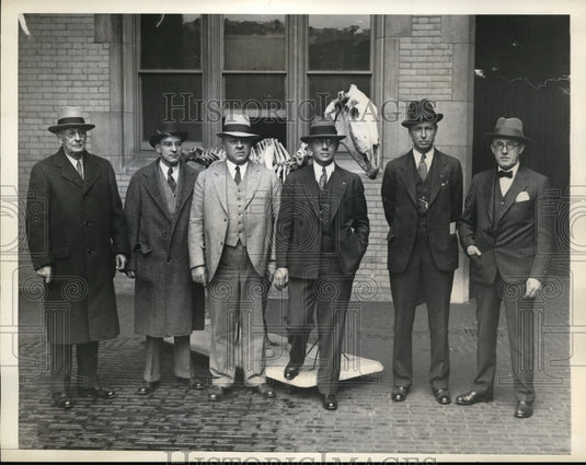 1933 Vets Dr HP Eves,Dr A Schalk, Dr SE Young,Dr JG Hardenbergh - Historic Images