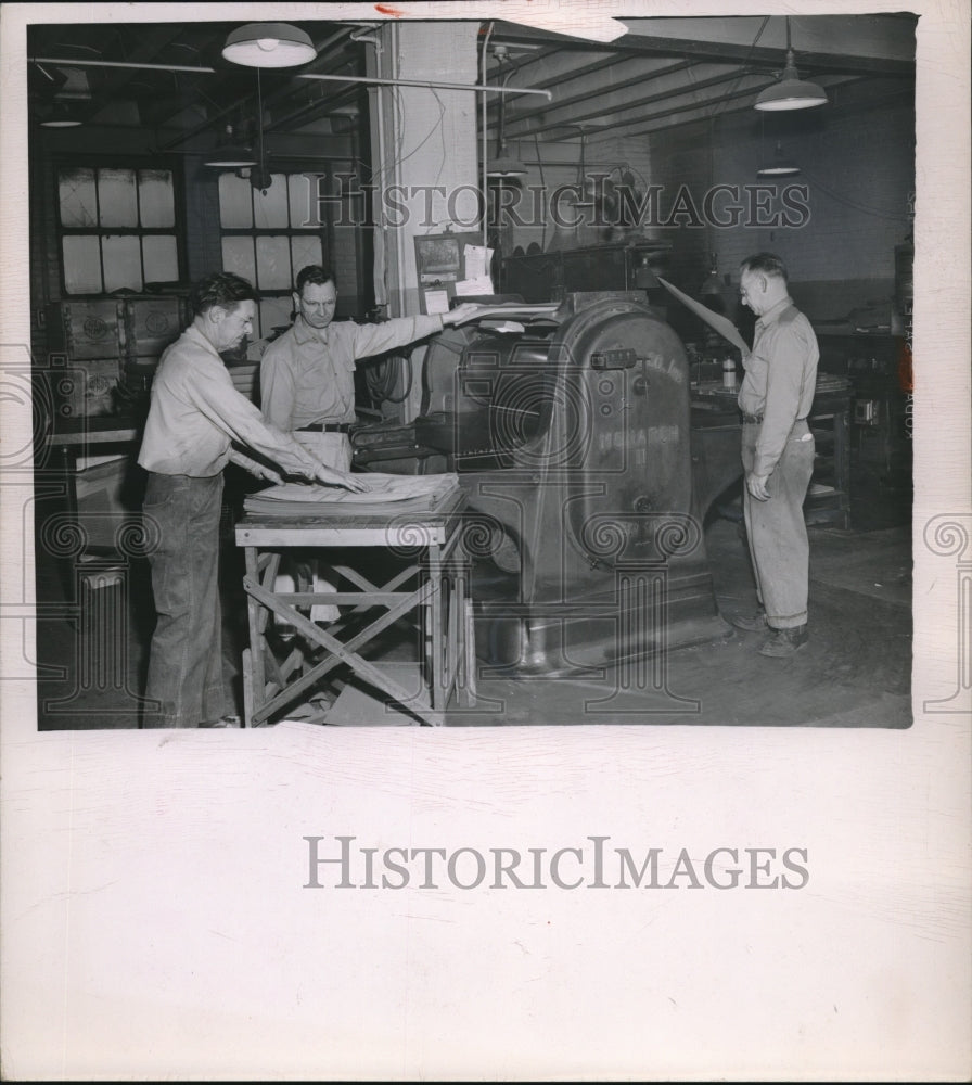 1950 Carl Hill Charles Nauman Red Willower Factory - Historic Images