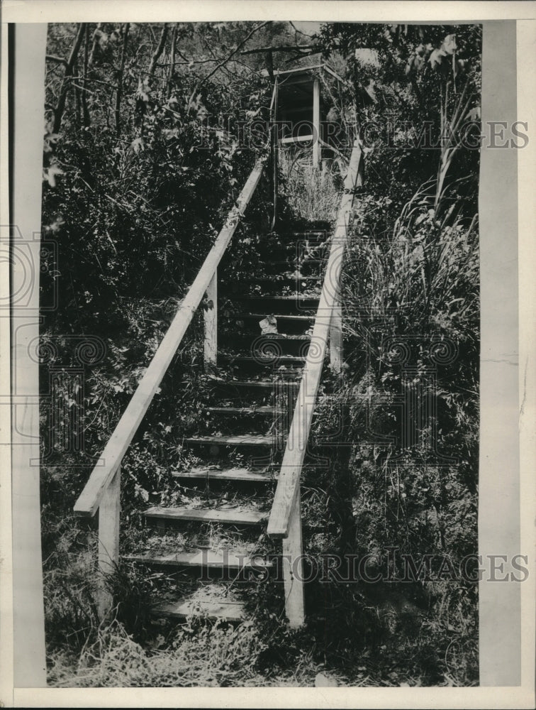 1932 Press Photo Site of cabinwhere J.B, Kennedy was slain - neb61404-Historic Images