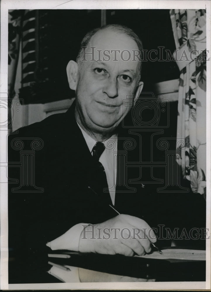 1938 Press Photo Cinncinati, Ohio Dr Fred C Dilley, Frat Order of Eagles - Historic Images