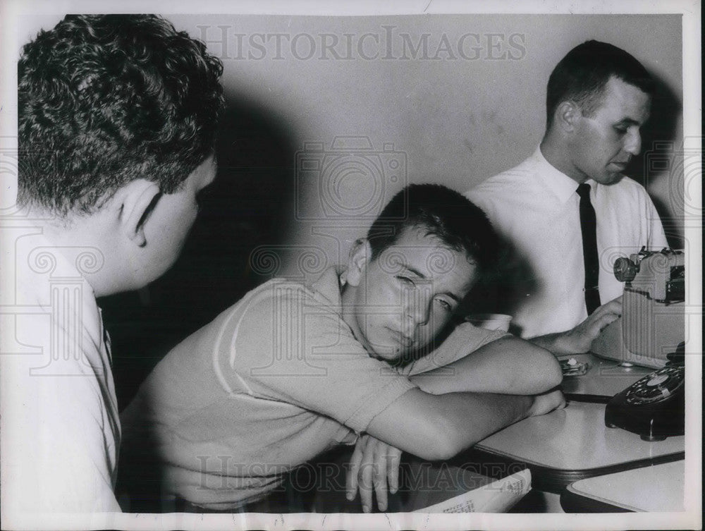 1962 Press Photo George Langston confessed to stabbing mother in Chicago Ill - Historic Images