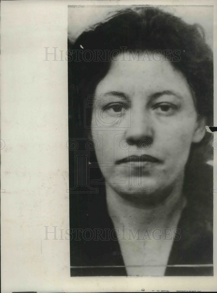 1929 Mrs Frances Culp Leano in prison at San Quentin  - Historic Images