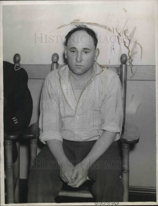 1939 Press Photo Alfred Wojchick, charged with murder by poisoned liquor - Historic Images