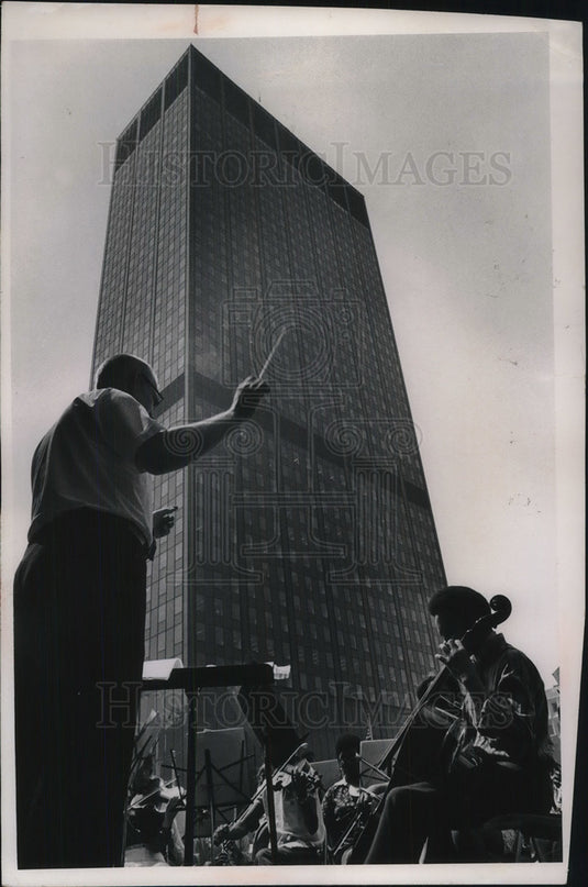 1969 George Wisneskey conducts Cleveland School's Orchestra - Historic Images