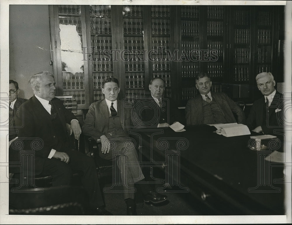 1931 Press Photo Pennsylvania Senator James Davis Makes Statement-Historic Images