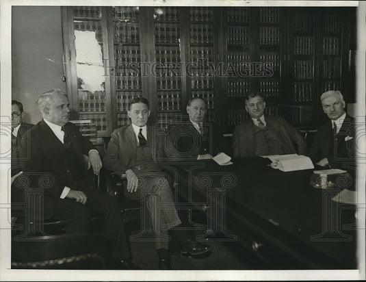 1931 Press Photo Pennsylvania Senator James Davis Makes Statement-Historic Images