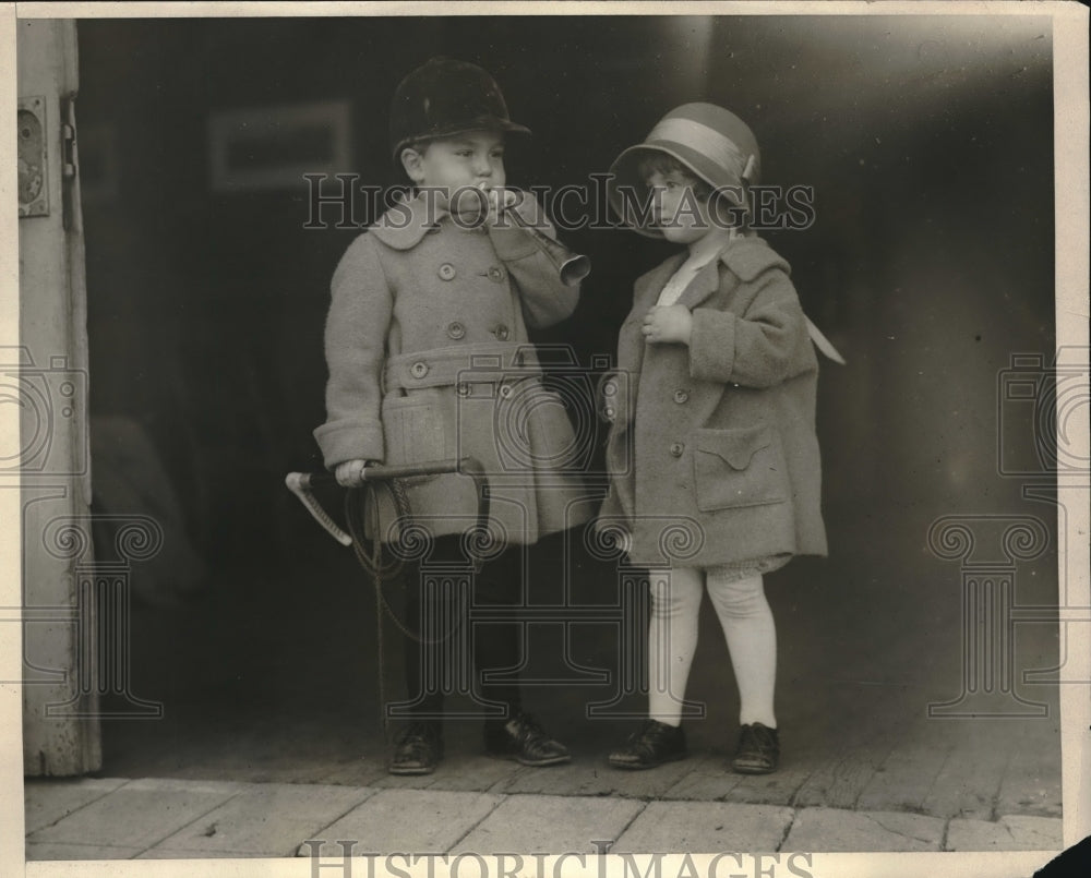 1924 Press Photo Master Theodore Dougherty Goshen Hunt Club-Historic Images