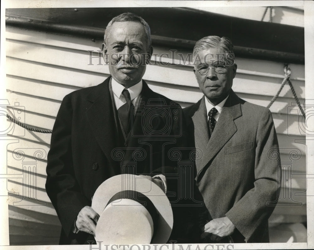 1933 Press Photo Viscount Kikujiro Ishi, member of the Privy Council of Japan-Historic Images